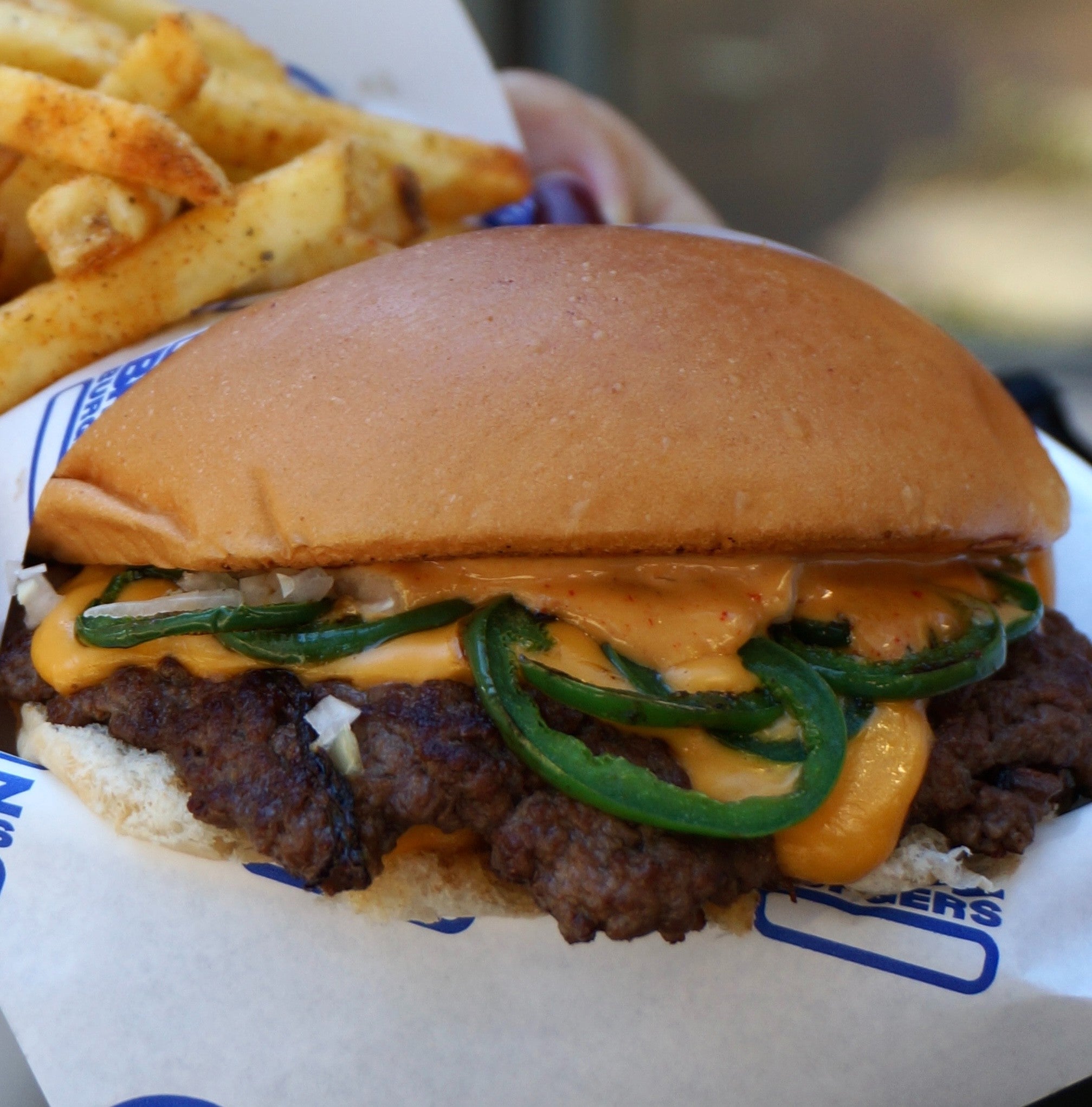 BrOz Jalapeno Heat Smash burger